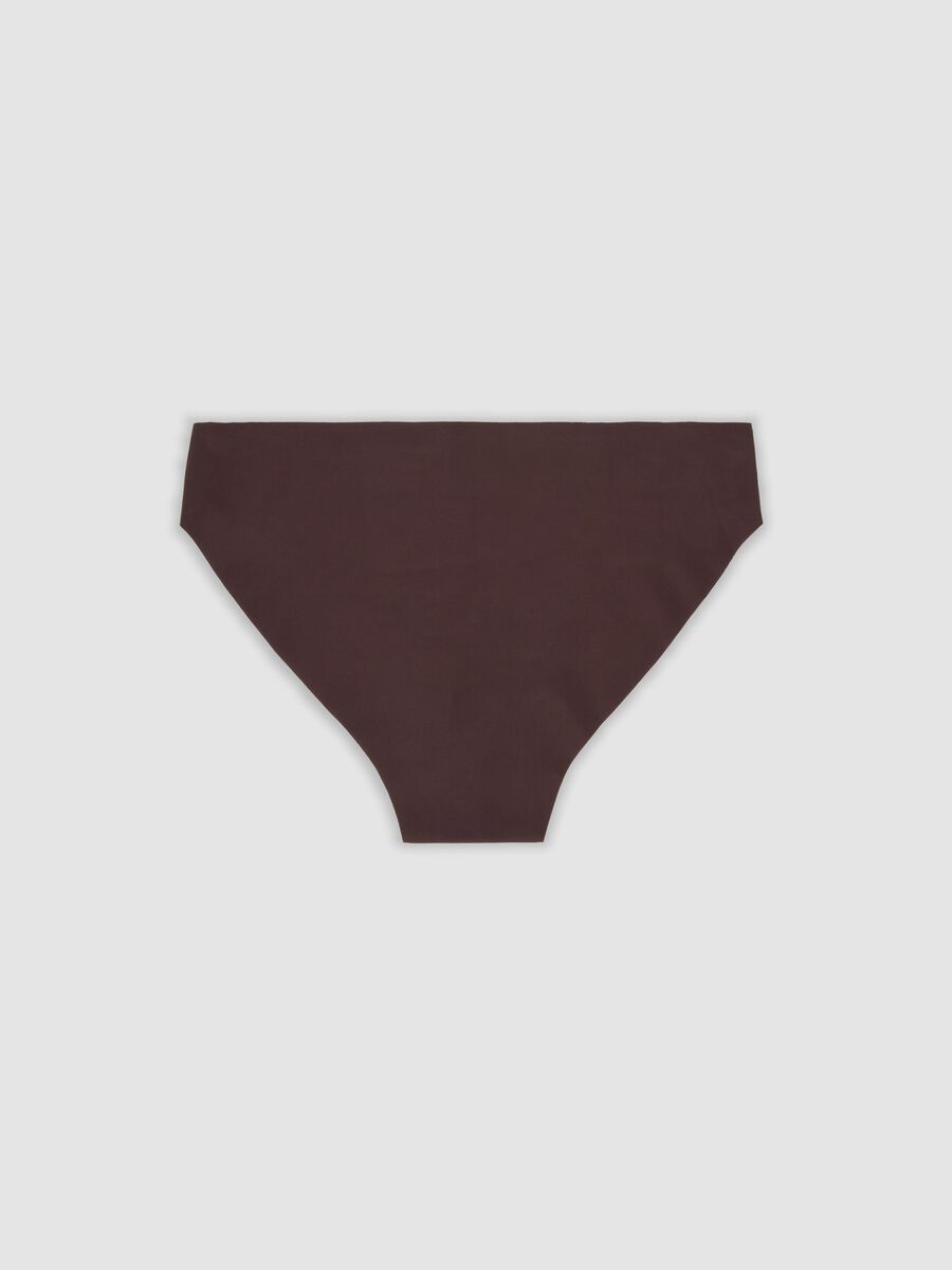 Slip marrone in microfibra elasticizzata_2