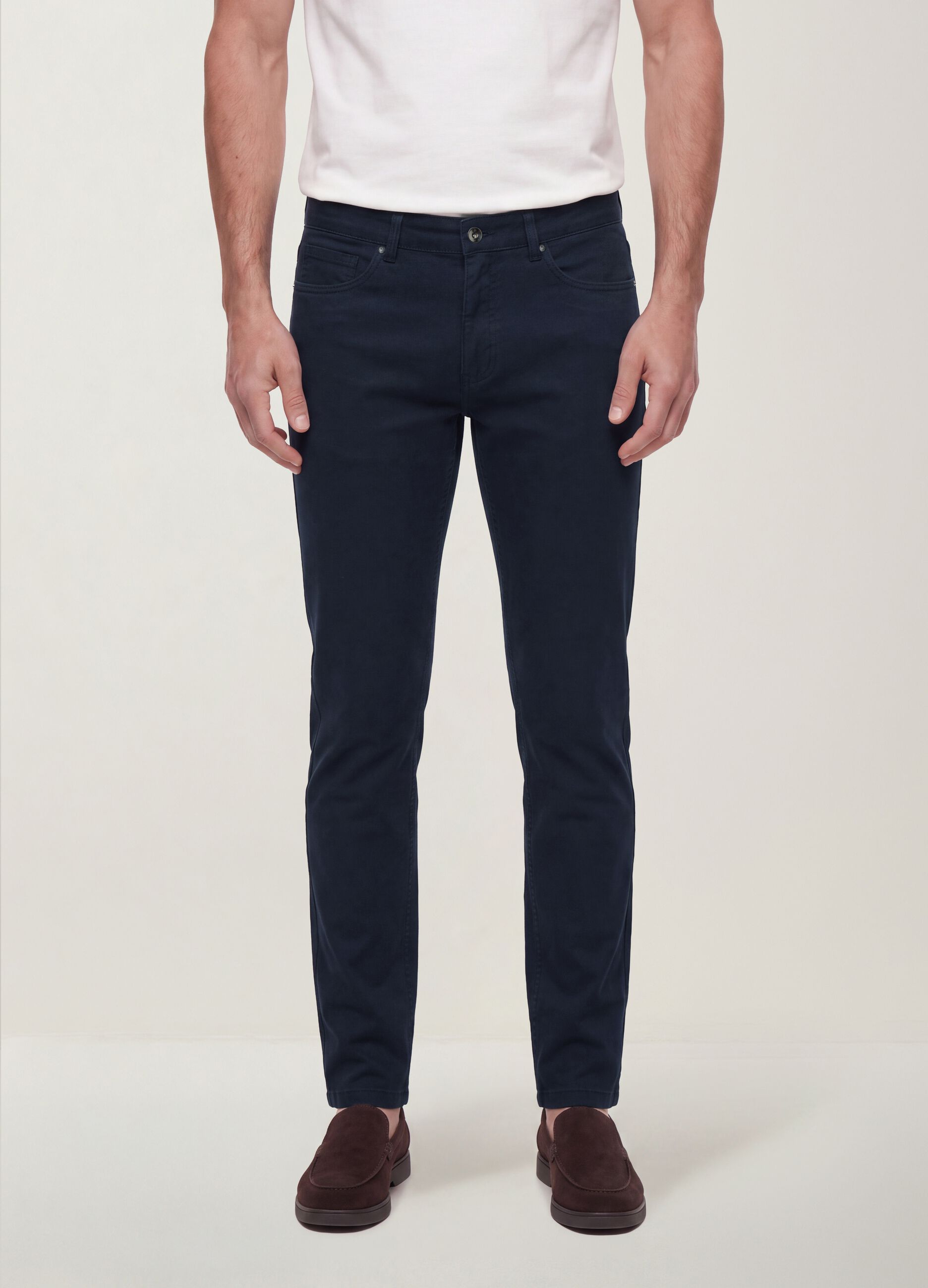 &Mu;&pi;&lambda;&epsilon; slim fit &pi;&alpha;&nu;&tau;&epsilon;&lambda;ό&nu;&iota; &alpha;&pi;ό &epsilon;&lambda;&alpha;&sigma;&tau;&iota;&kappa;ό &beta;&alpha;&mu;&beta;&alpha;&kappa;&epsilon;&rho;ό twill