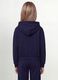 Blue organic cotton hooded sweatshirt_3
