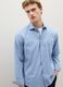 Blue shirt in cotton-wool blend regular fit_3
