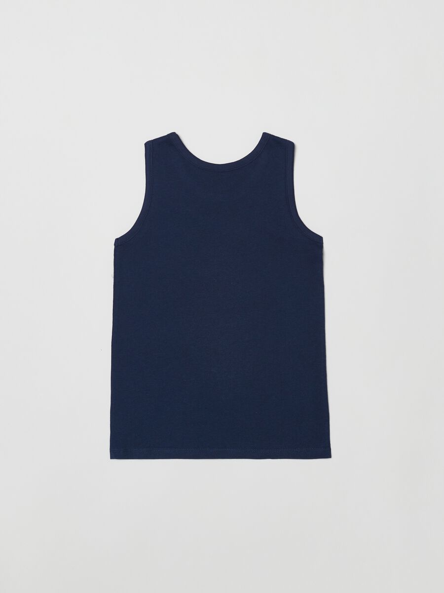 Pack of two tank tops with racer back with print_1