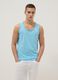Light Blue Pure Cotton Vest Top_0