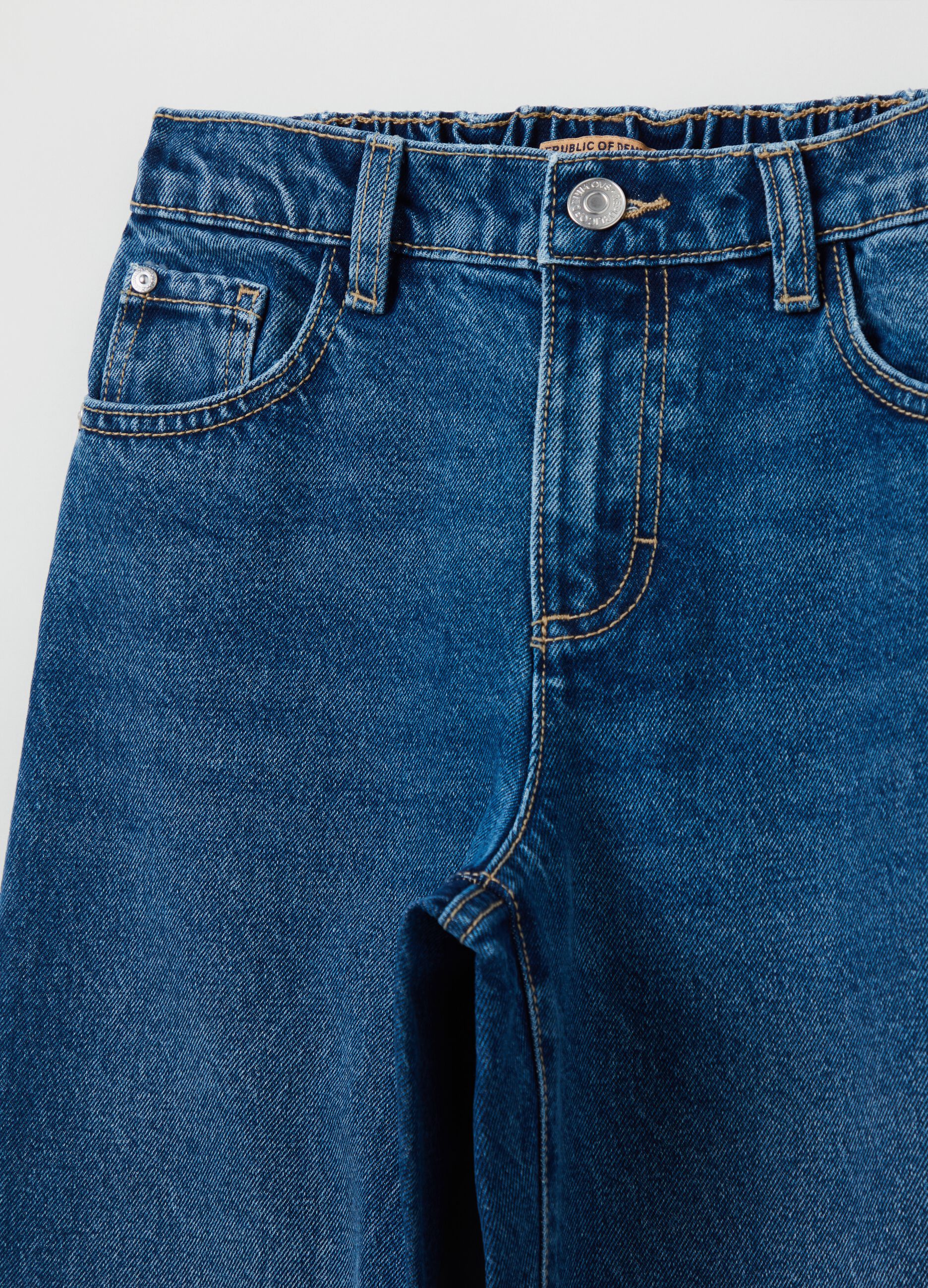 Culotte jeans with five pockets_2