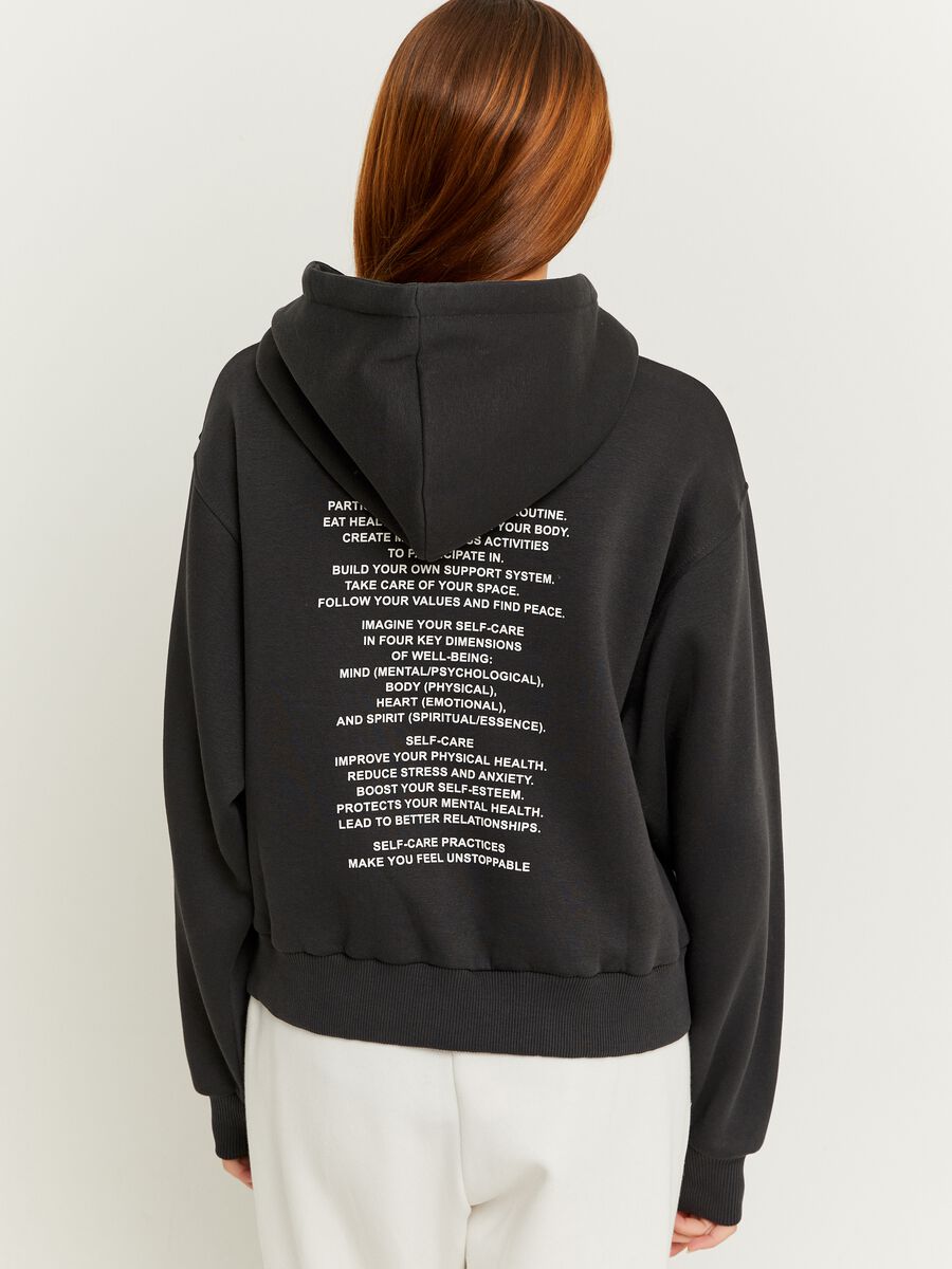 Oversized sweatshirt with hood and print_1