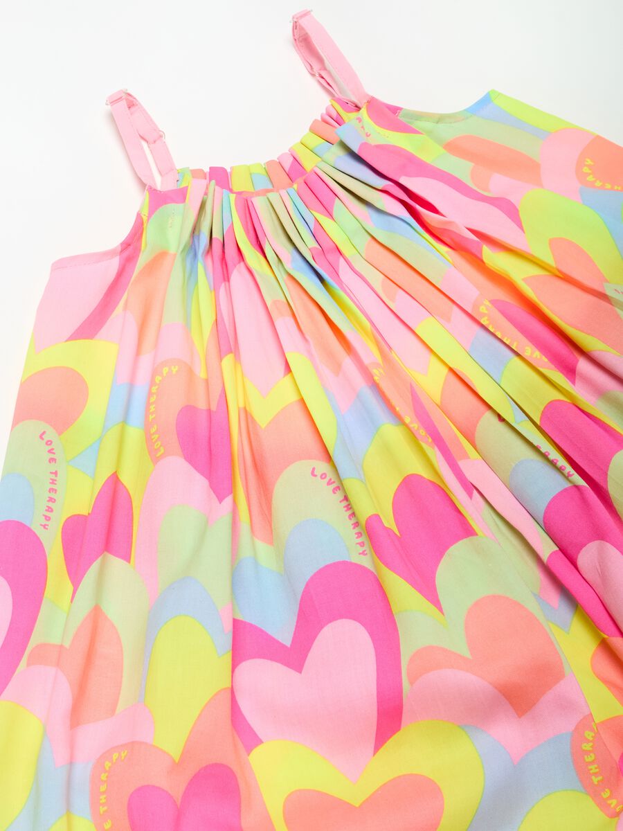 Lyocell dress with multicoloured hearts print_2