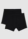 Twin-pack black cotton stretch boxer shorts regular fit_4