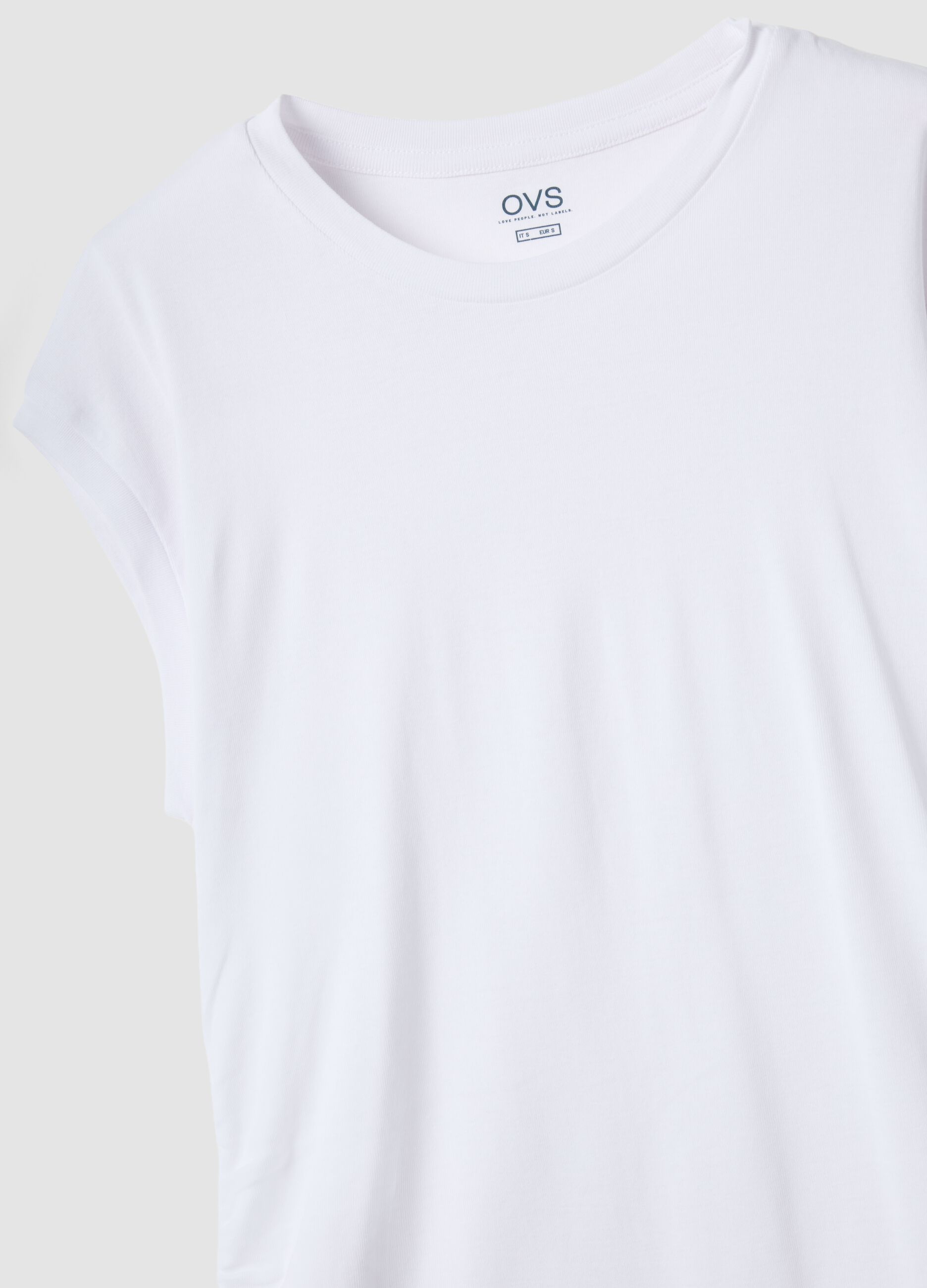 White pure cotton T-shirt