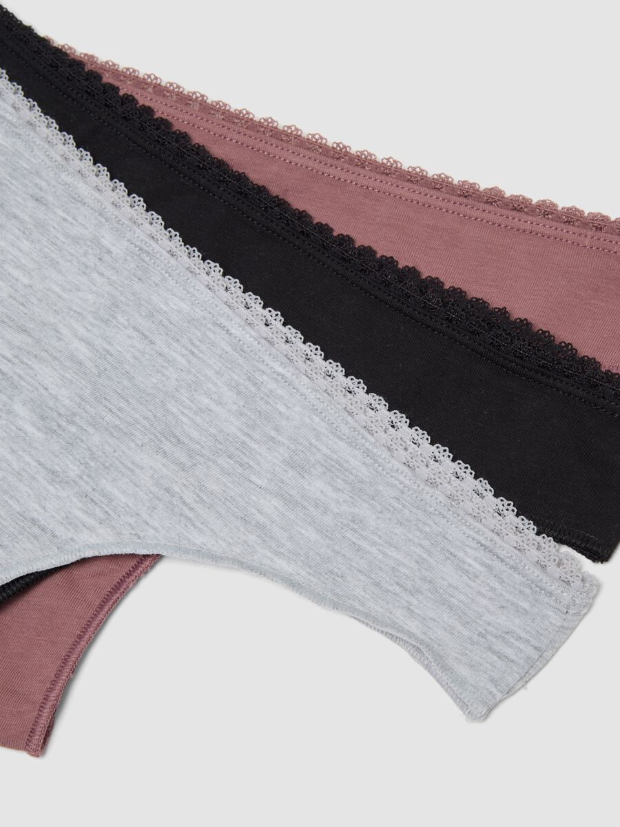Tripack slip brasiliane multicolor in cotone jersey organico elasticizzato_2