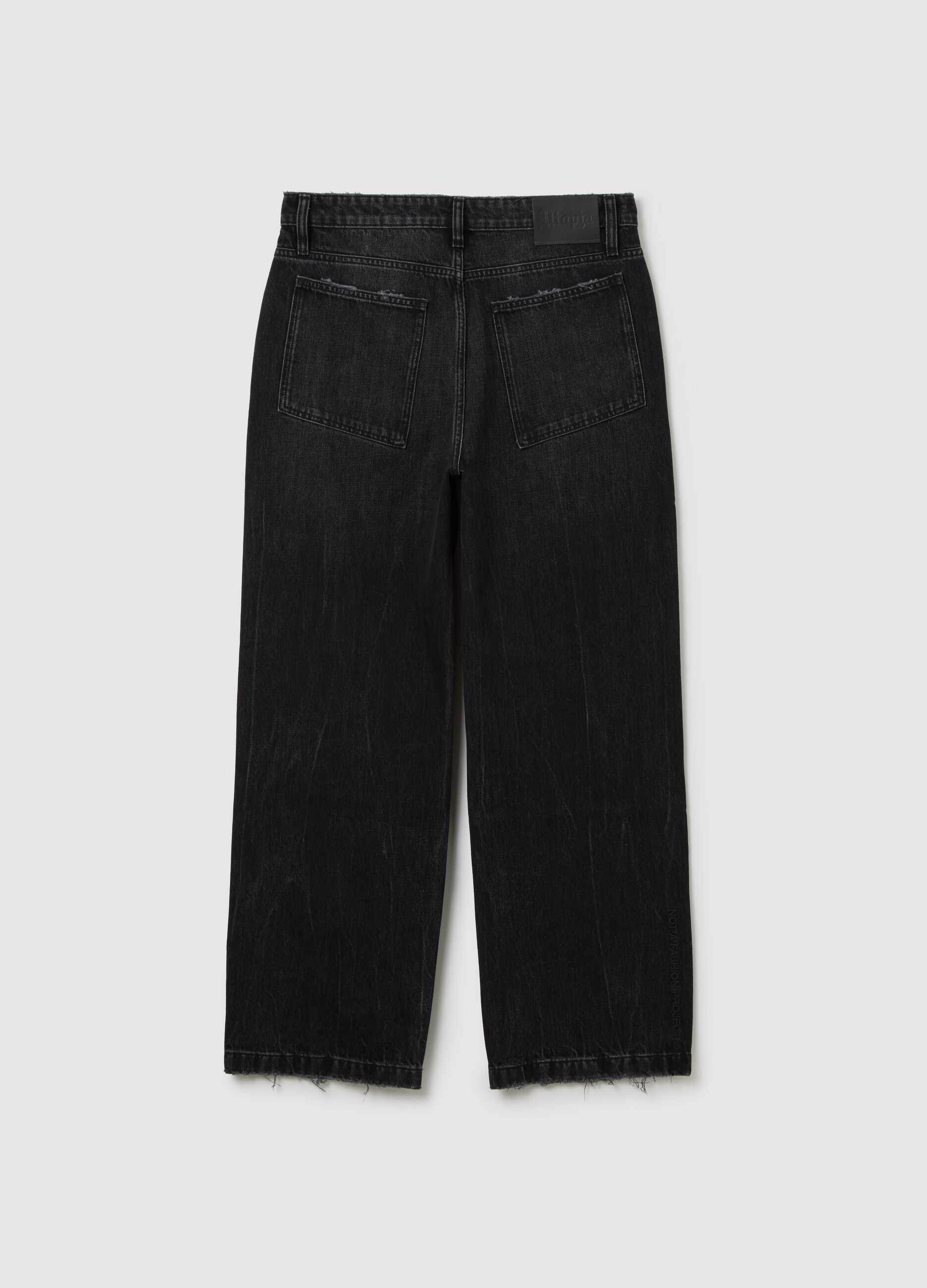 Bootcut Denim Washed Black