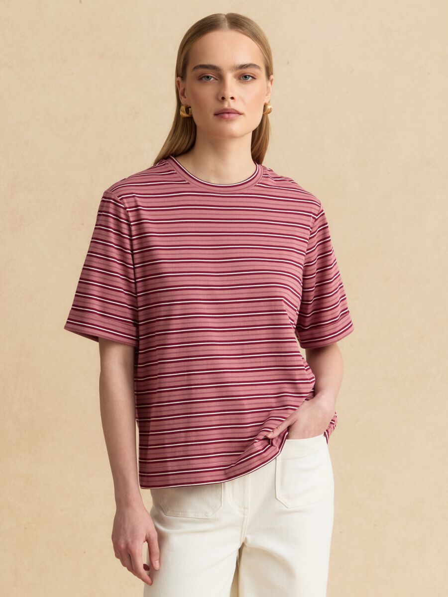 &Rho;&omicron;&zeta; &rho;&iota;&gamma;έ T-shirt &alpha;&pi;ό &beta;&alpha;&mu;&beta;&alpha;&kappa;&epsilon;&rho;ό &mu;&epsilon;ί&gamma;&mu;&alpha;_1