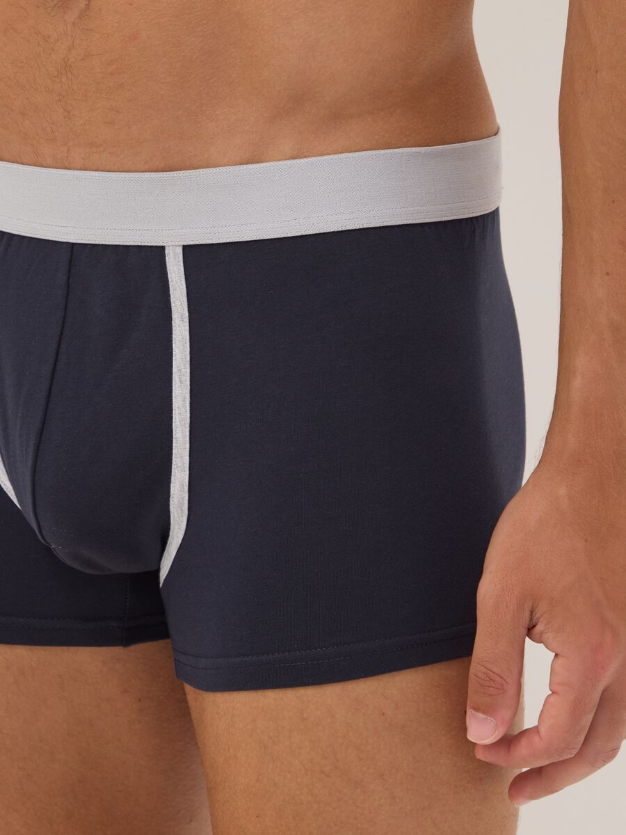 Multicolour 3-pack of stretch organic cotton boxers_3