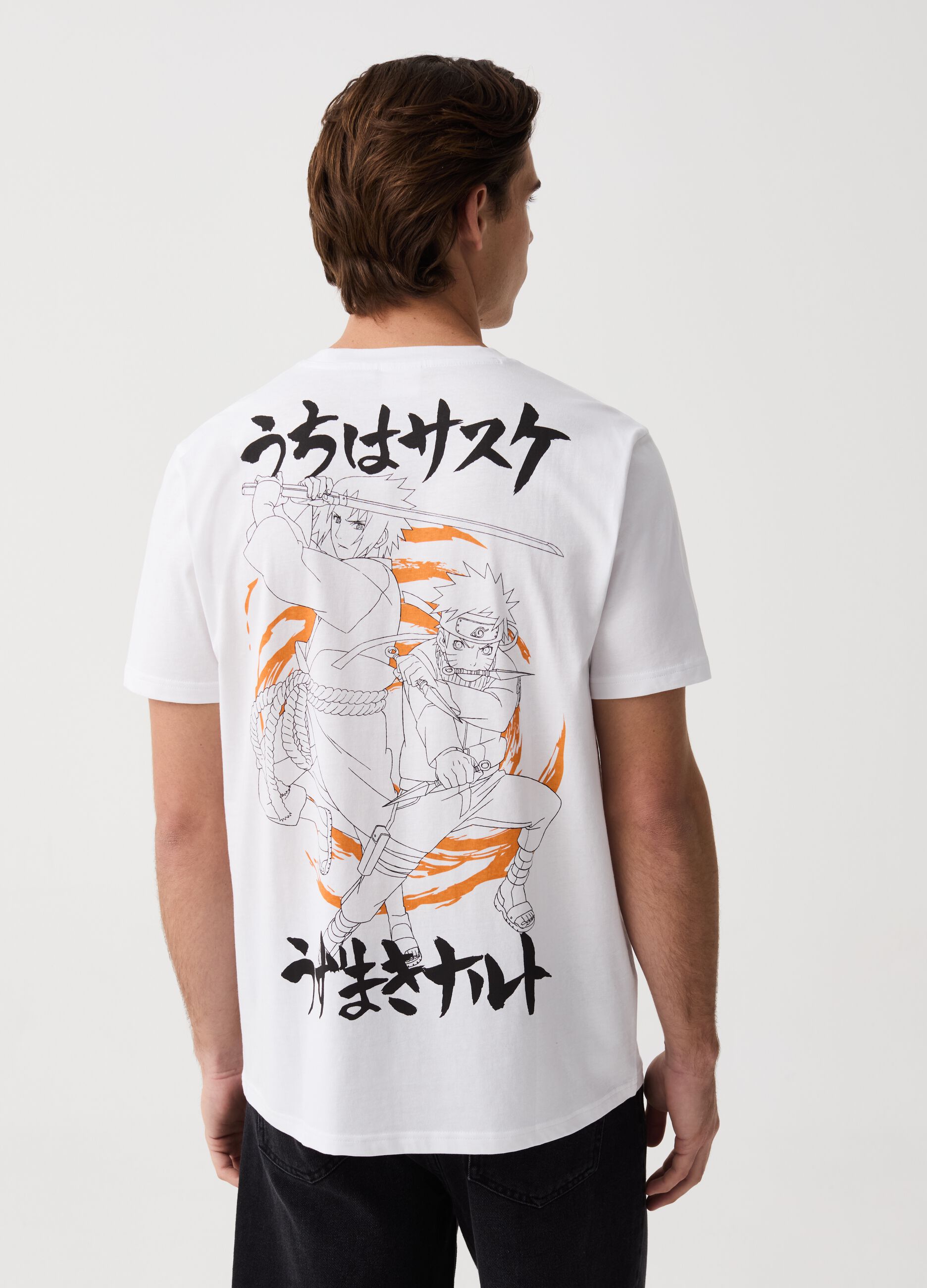 Camiseta con estampado Naruto Shippuden
