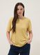 Yellow regular-fit short-sleeve viscose-blend T-shirt_2