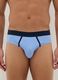 Multipack of multicolour stretchy cotton briefs in regular fit_1