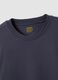 Grey long-sleeve crew-neck T-shirt in pure organic cotton_1