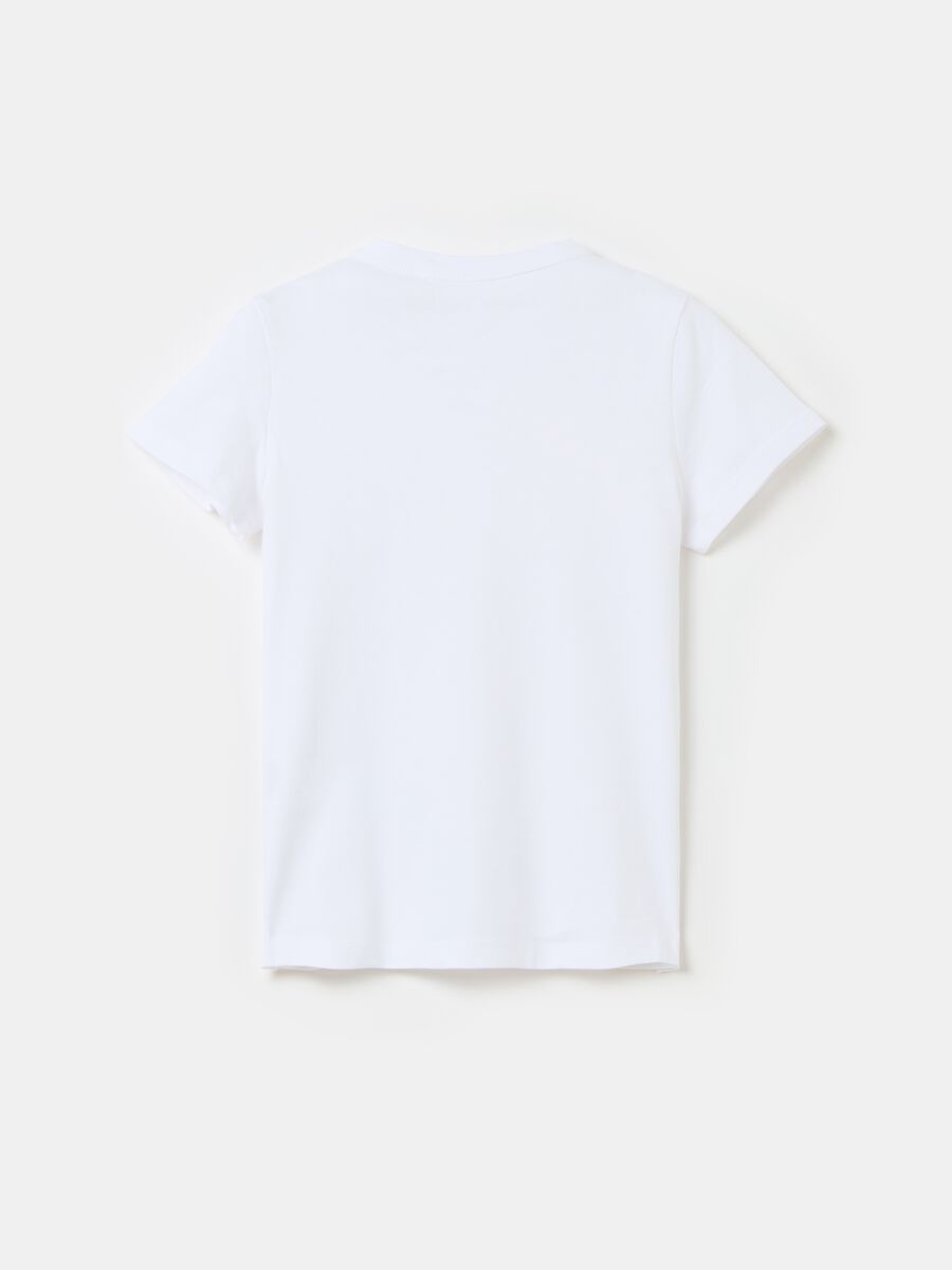 Camiseta cuello redondo de algodón orgánico Essential_1