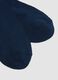 3er-Pack blaue Sportsocken in Kn&ouml;chelh&ouml;he aus Bio-Baumwolle_1