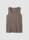 Grey pure cotton vest top_4