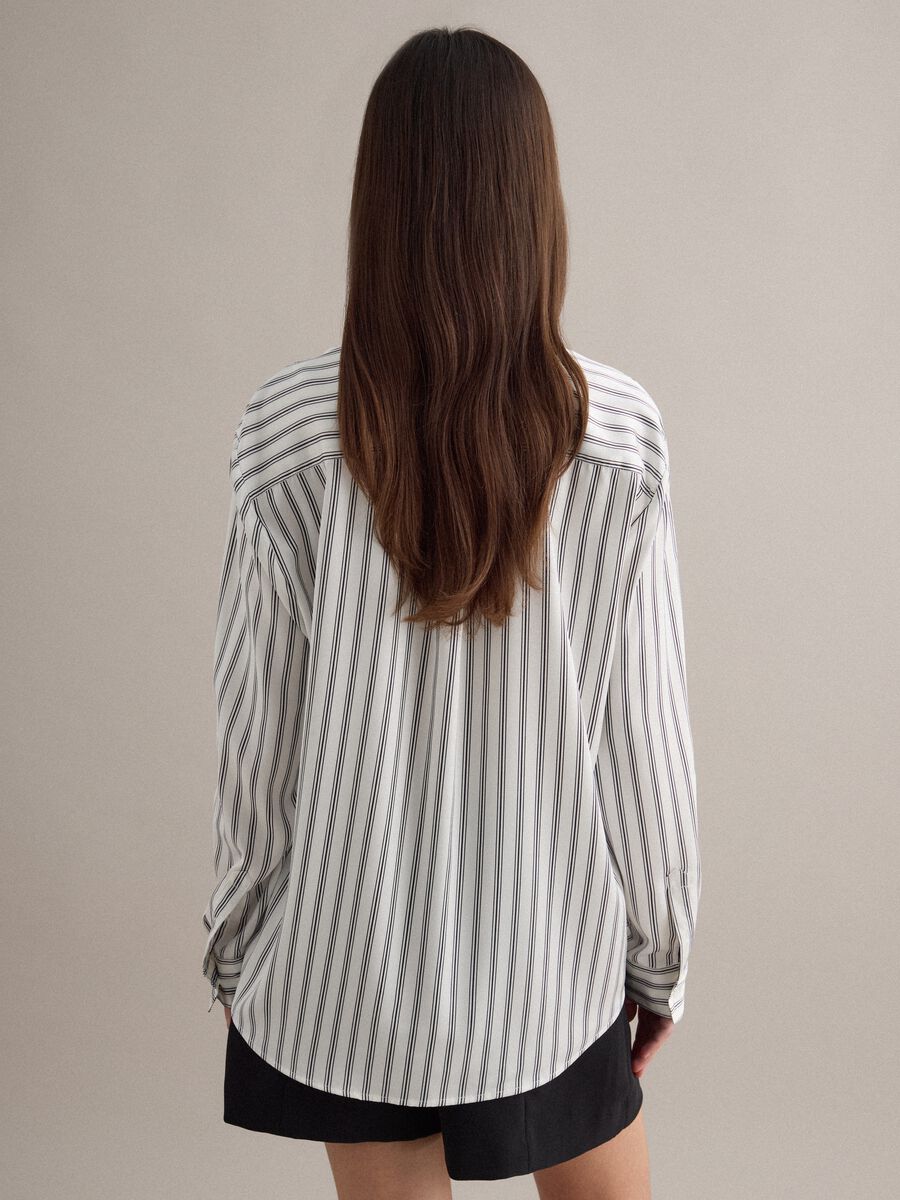Regular fit multicolour striped long sleeve shirt_3