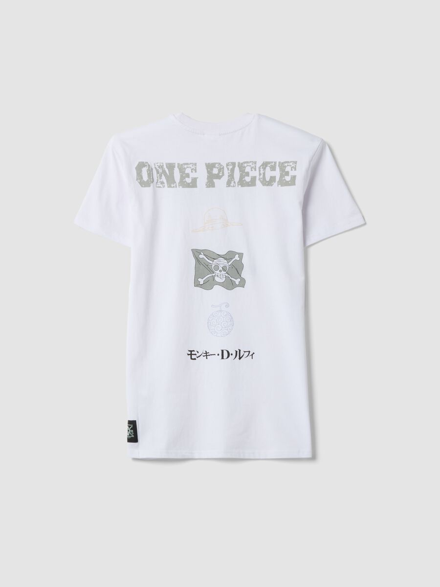 Camiseta blanca de manga corta en algod&oacute;n puro_4