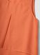 Orange Sleeveless Maternity Blouse_5