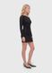 Vestido preto de ombro descoberto regular fit_1