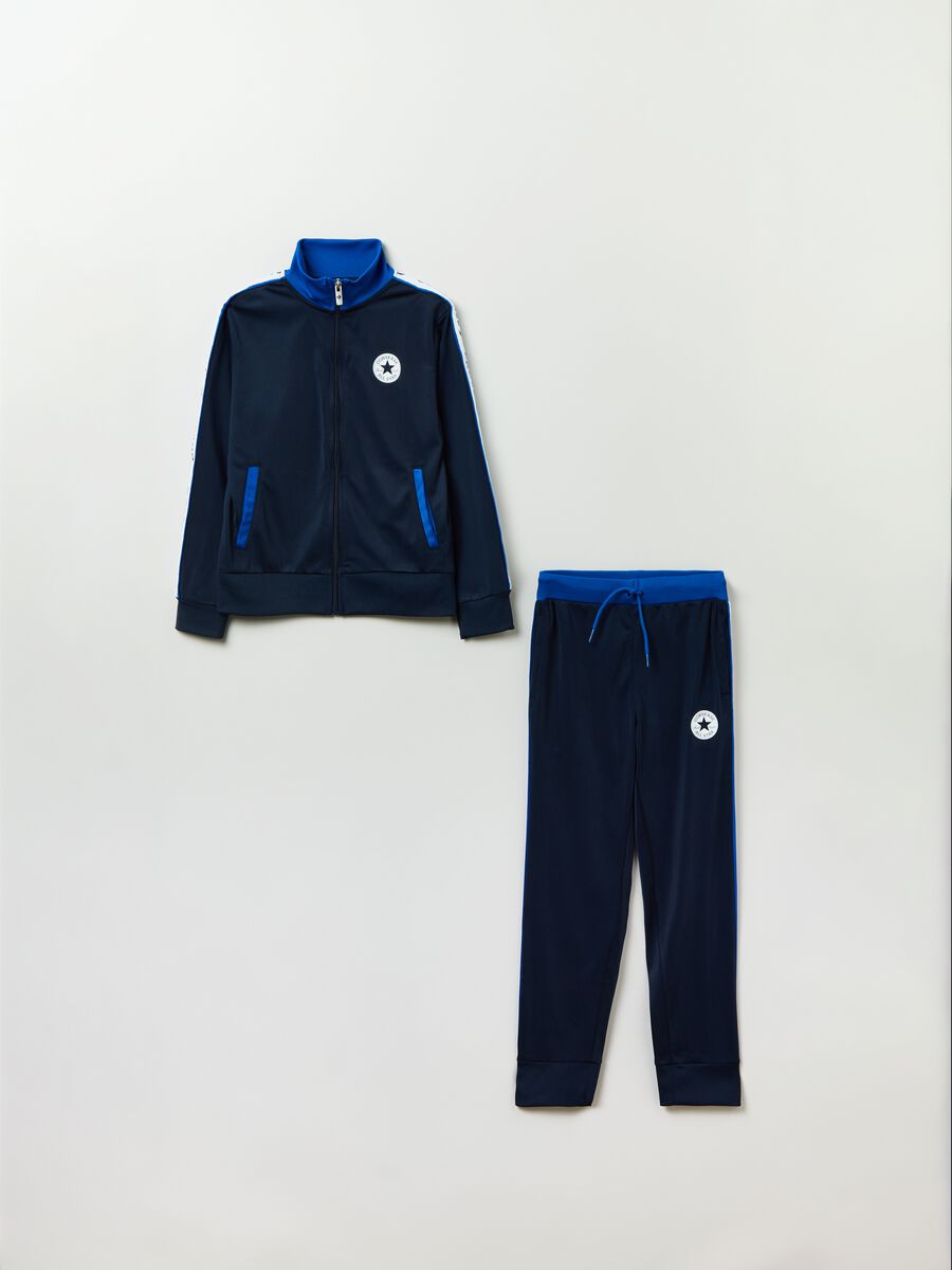 Jogging set with contrasting bands with Chuck Patch logo_0