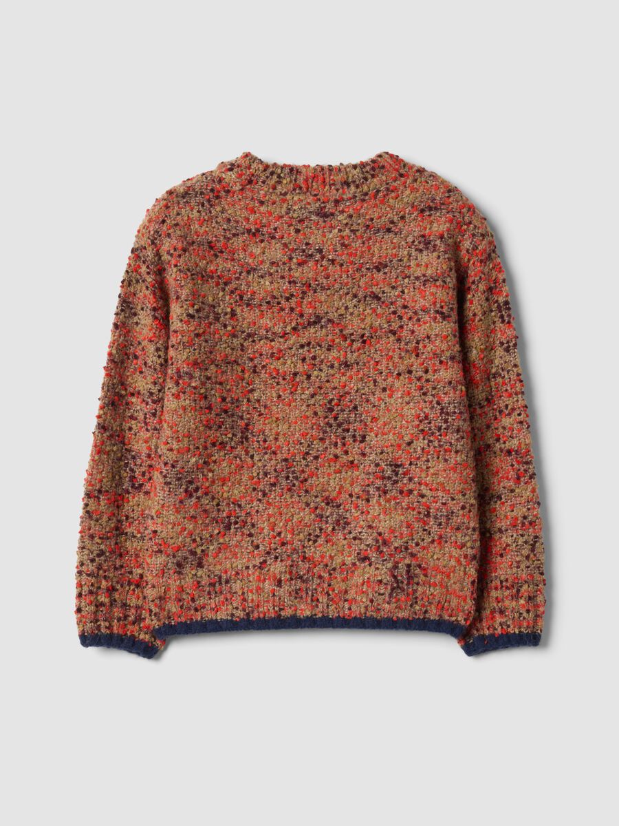 Maglione multicolor a girocollo in misto lana e alpaca_2