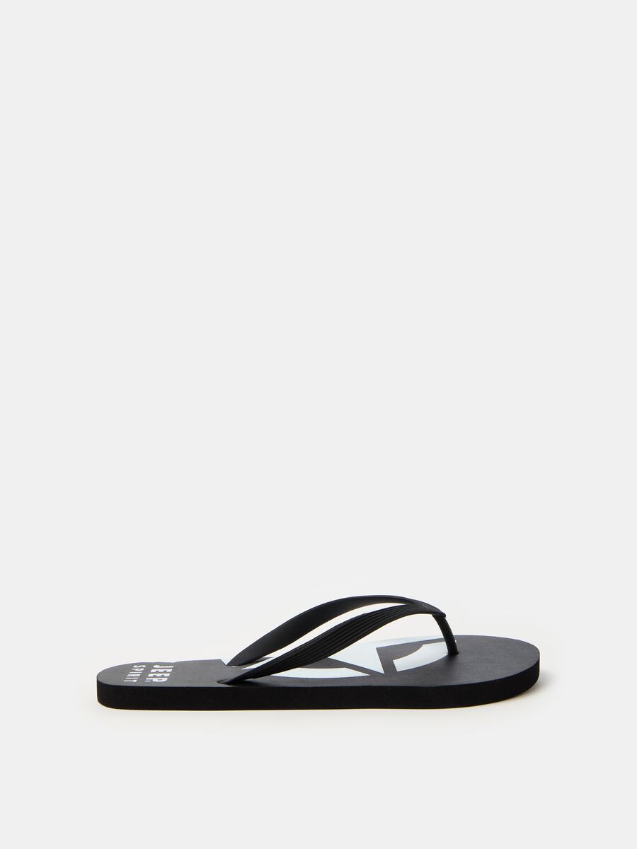 Thong sandals with Jeep Spirit print_0