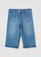 Kleinkind-Baumwollmixhose in Blau, regul&auml;re Passform_0