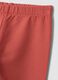 Leggings vermelhas regular fit em algod&atilde;o org&acirc;nico el&aacute;stico_2