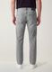 Graue Denim-Jeans aus reiner Baumwolle, Regular Fit_2