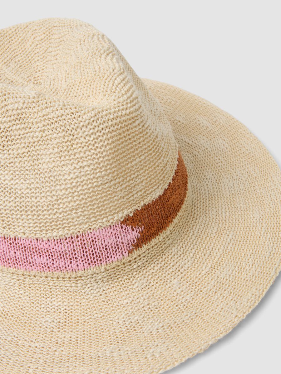 Beige wide-brim hat_1