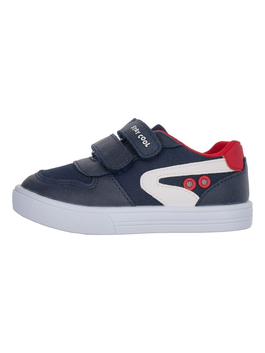 Blue sneakers with velcro fastening for kids_0