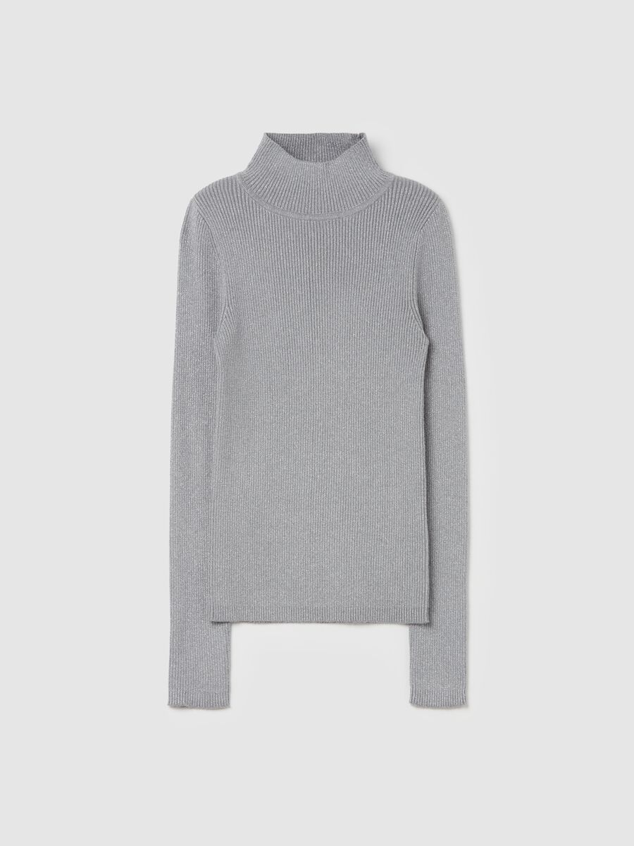 Pullover with high neck and lurex_4