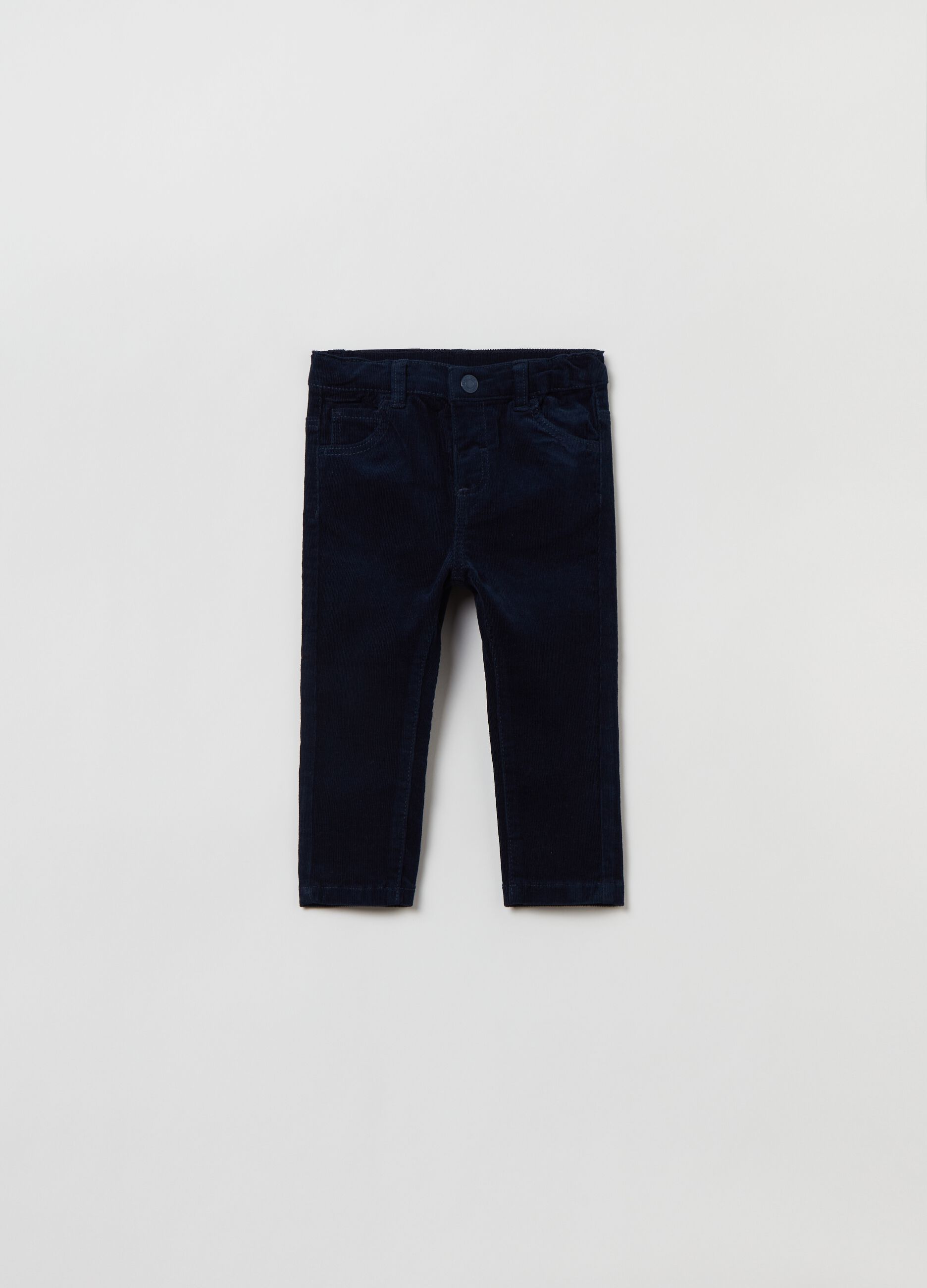 Corduroy trousers with five pockets_0