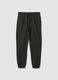 Dark grey regular-fit cotton-blend joggers_3