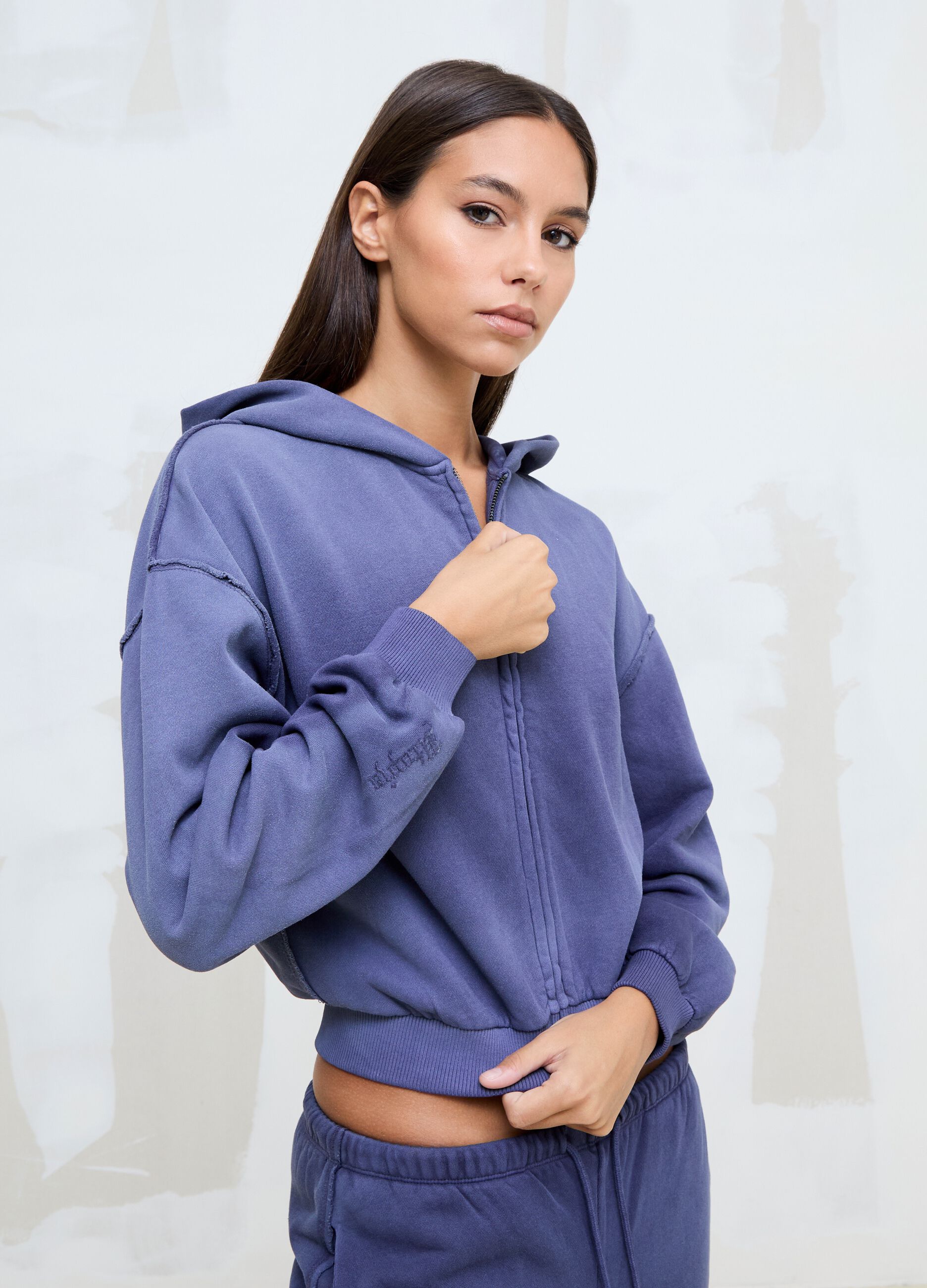 Sunfaded Full-Zip Hoodie Twilight