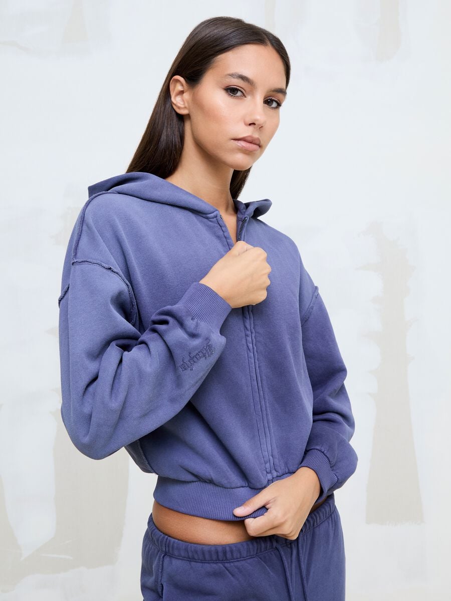 Sunfaded Hoodie mit durchgehendem Rei&szlig;verschluss &bdquo;Twilight&ldquo;_0