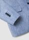 Blazer azzurro in puro lino slim fit_5