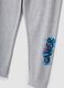Pigiama blu e grigio in puro cotone organico con girocollo_2