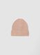 Pink mohair and stretch wool beanie_0
