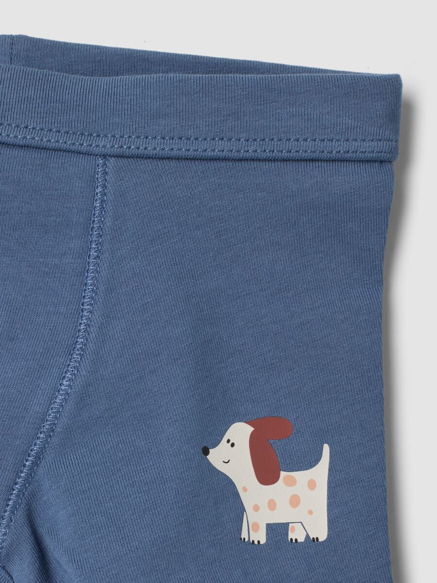Multicolour organic stretch cotton boxer shorts 3-pack for baby boys_2