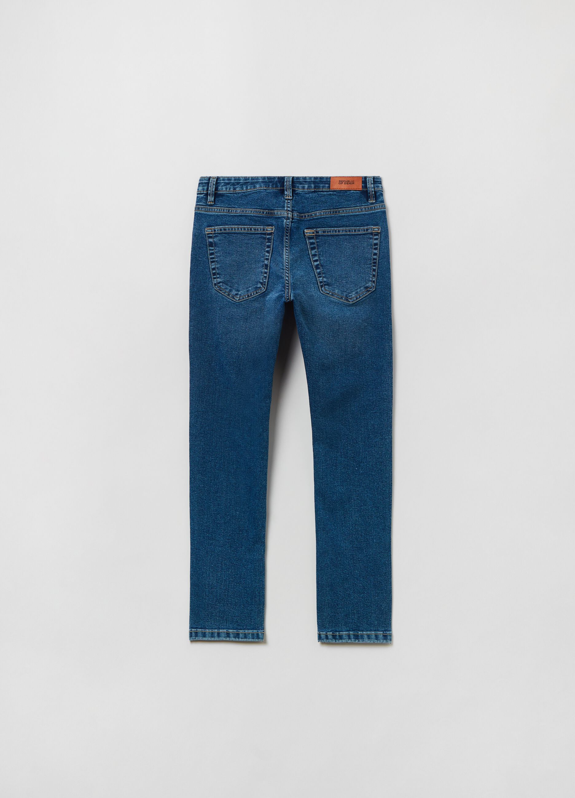 Five-pocket, straight-fit jeans_1