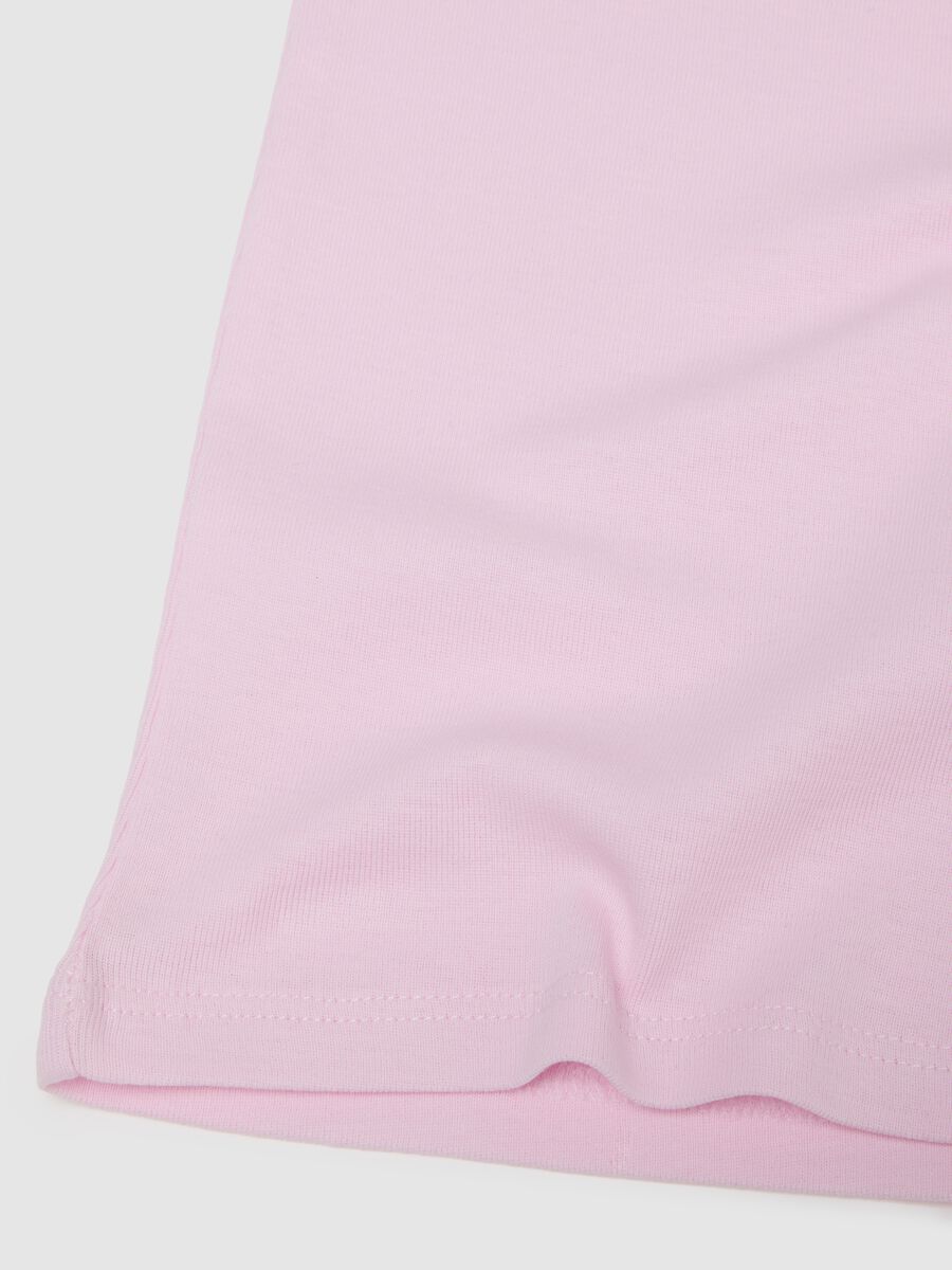 Multipack colourful pure cotton vests for girls, regular fit_3