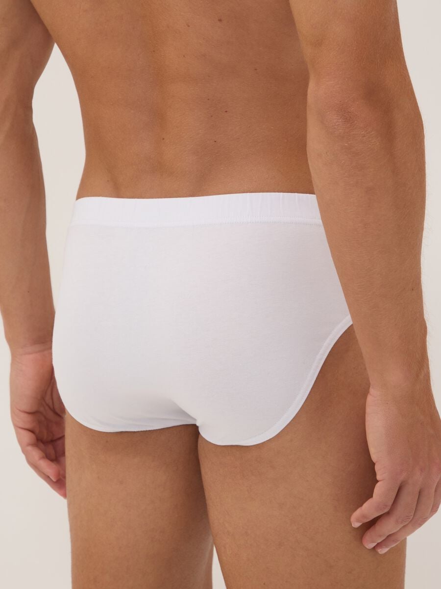 5er-Pack wei&szlig;e Slips aus Bio-Baumwolle_2