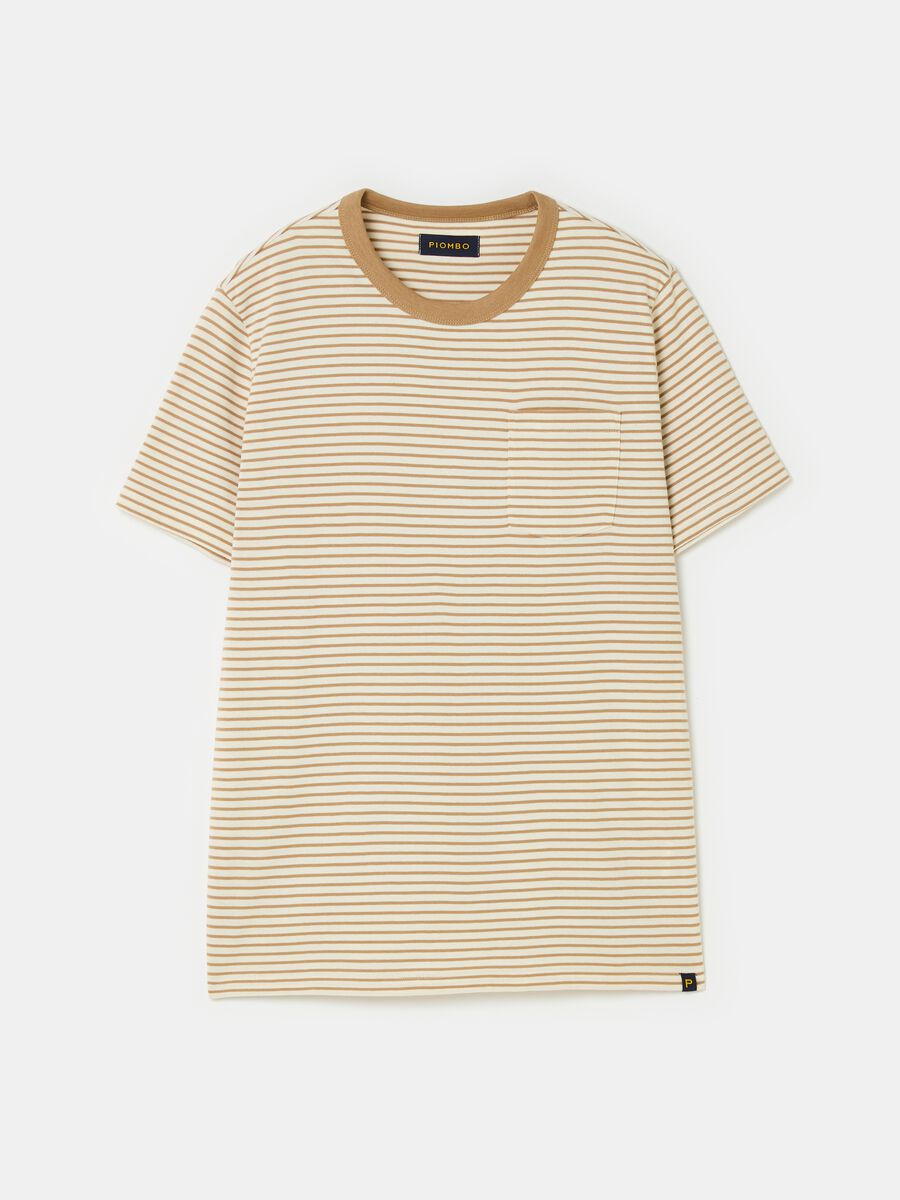 Striped T-shirt with pocket_3