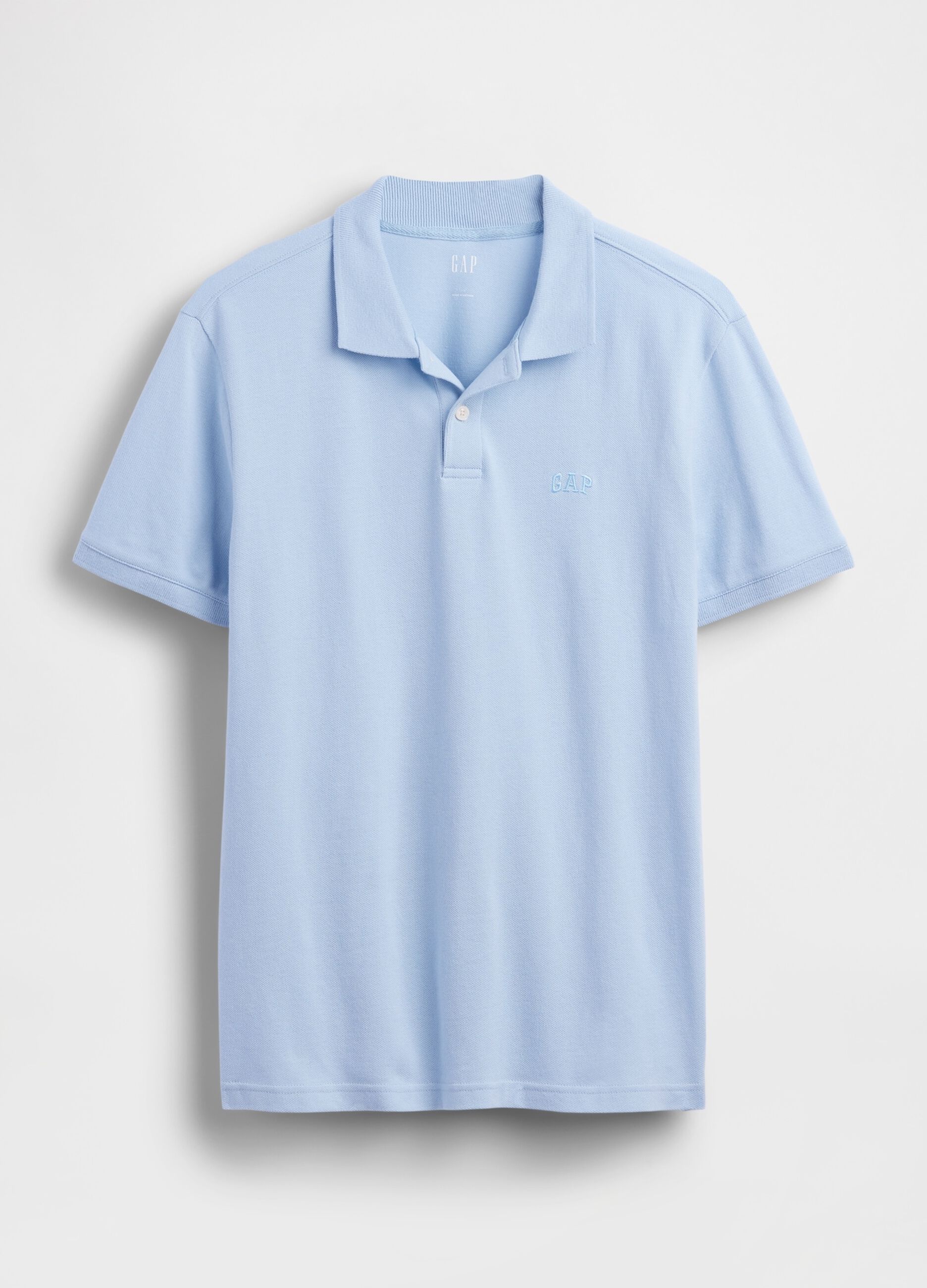 Short-sleeve cotton polo shirt