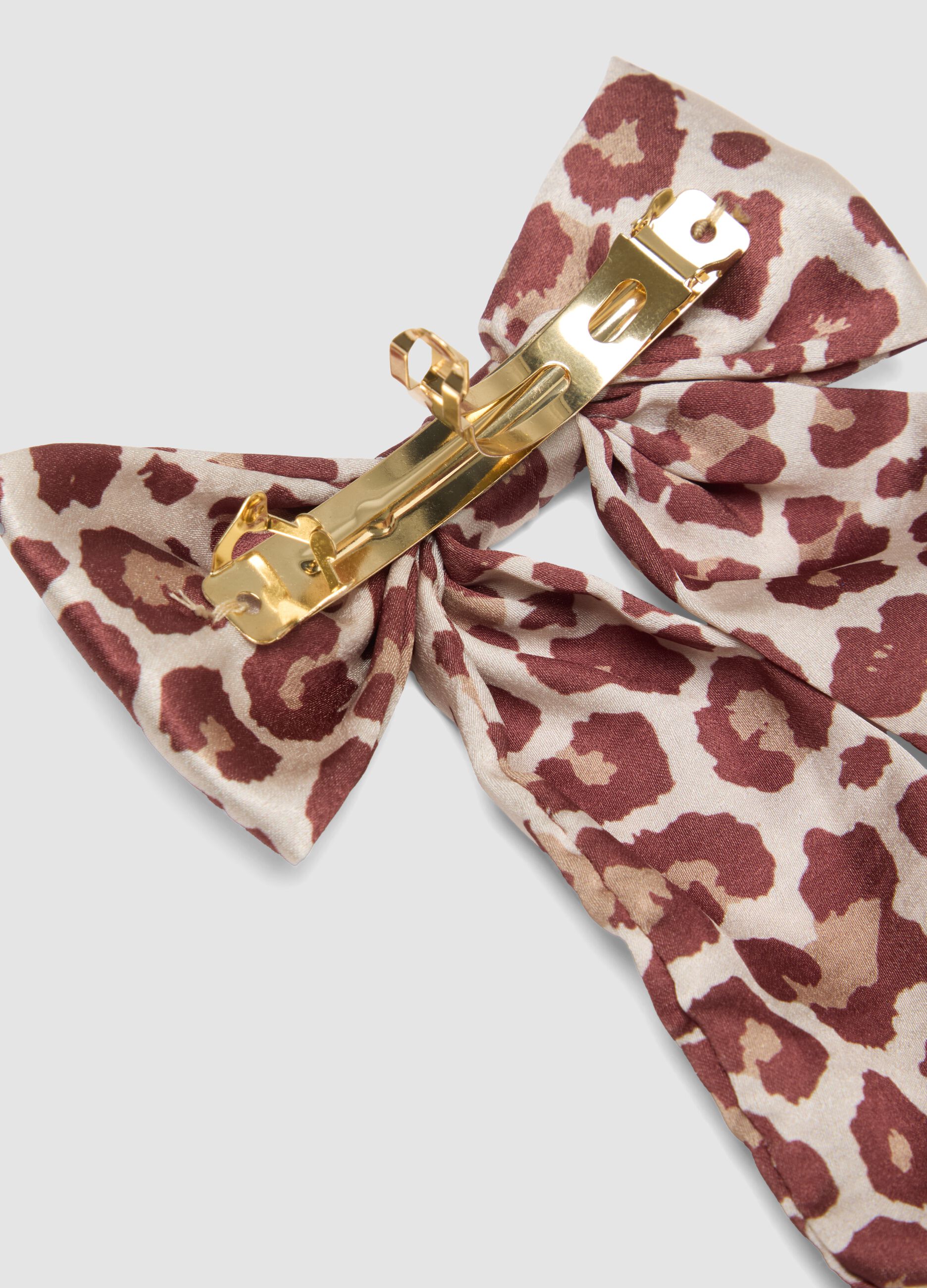 Multicolour Clip with Animal Print