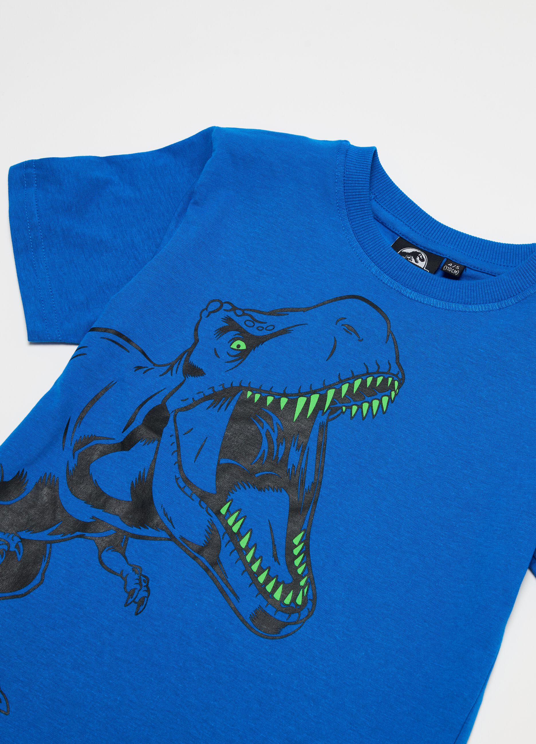 T-shirt con stampa Jurassic World